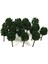50X Z Ölçekli Model Ağacı Tren Demiryolu Binası Park Sokak Manzara Düzeni 4 cm (Yurt Dışından) 4