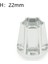 Tekerlek Hex Hubs Tekerlekler Eksenel 1/10 D90 1.9 / 2.2 Inç Tekerlek Rc Kamyon 22MM Gümüş (Yurt Dışından) 2