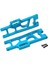 2x Arka Alt Arms 1:10 1:12 Ölçekli Rc Araba Wltoys Için A- 12401 12409 Mavi (Yurt Dışından) 1