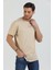 Canas Bej Unisex Oversize Baskılı T-Shirt 4