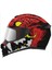 Eagle Sv Jaguar Gloss Red Full Face Motosiklet Kaskı 2