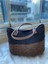 Kahve/Siyah City Bag Kadın Hasır Çanta 1