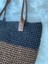 Kahve/Siyah City Bag Kadın Hasır Çanta 3