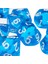 10 Adet / Takım Trpg Oyunları Temizle D10 Çoklu Taraflar Zar Blue (Yurt Dışından) 4
