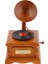 Çocuklar Çocuk Vintage Ahşap Gramofon Müzik Kutusu Melodi Kutusu Masası Dekor Yaratıcı Noel Hediye Düğün Mart Tune (Yurt Dışından) 2