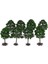 8 / Lot Plastik Cedar Tree Demiryolu Sokağı Mimari Manzara Oo Ölçek 1:75 (Yurt Dışından) 1
