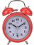 3-Inch Quartz Metal Çift Zil Çalar Saat Gece Lambası Masa Saati Kırmızı (Yurt Dışından) 2