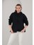 Alexandergardı Yanları Yırtmaçlı Sweatshirt (B22-37600) 1