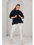 Alexandergardı Yanları Yırtmaçlı Sweatshirt (B22-37600) 2