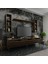 Ideal Tv Ünitesi + Duvar Rafı Q7008-2 Ceviz 2