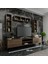 Ideal Tv Ünitesi + Duvar Rafı Q7006-2 Ceviz 2