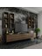 Ideal Tv Ünitesi + Duvar Rafı Q7002-2 Ceviz 1