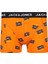 Jack & Jones 3'lü Desenli Boxer Paketi-12214907