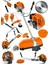 Alman Trex 6002 Yan Tipi Benzinli Motorlu Ot Çalı Tırpanı Çim Biçme Makinesi Tırpan GRZ-TREX-6002-YANTIRPAN-TEK-TTURUNCU 2