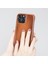 Apple iPhone 13 Pro Max Uyumlu Deri Arka Kapak F360 RST2EF Taba 4
