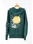 Dragon Baskılı Yeşil Oversize Kadın Sweatshirt 5