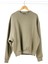 Haki Renk Basic Oversize Kadın Sweatshirt 2