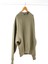 Haki Renk Basic Oversize Kadın Sweatshirt 3