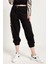 Zebra Desenli Siyah Kadın Jogger 3