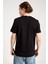 Önü Cepli Basic Siyah Erkek T-shirt 5