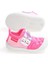 Gri Pembe Kaydırmaz Taban Kız Çocuk Kreş Panduf Ayakkabı 03213 4