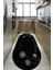 Woolly Happiness Kitchen Yazılı Oval Mutfak Halısı (Makinada Yıkanabilir Kaymaz Dod Taban) - ES388 1