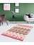 Woolly Detaylı Pembe Desenli Dijital Baskılı Makinada Yıkanabilir Halı - ES421 1