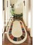 Woolly Kenarı Çoklu Desenli Oval Halı (Makinada Yıkanabilir Kaymaz Dod Taban) - ES637 1