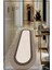 Woolly Kenarı Klasik Desenli Cappuccino Oval Halı (Makinada Yıkanabilir Kaymaz Dod Taban) -ES1026 1