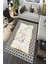 Esta Gold Mermer Desenli Geometrik Halı (Makinada Yıkanabilir Kaymaz Dot Taban) - ES1181 1
