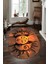 Esta Güneş Motifli Oval Halı (Makinada Yıkanabilir Kaymaz Dot Taban) - ES1305-2 1