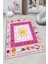 Esta Pembe Öğretici Çocuk Odası Halısı (Makinada Yıkanabilir Kaymaz Dot Taban) - ES1170 1