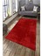 Woolly Kırmızı Eskitme Halı (Makinada Yıkanabilir Kaymaz Dod Taban) - ES534 1