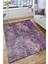 Woolly Mor Etnik Desenli Halı (Makinada Yıkanabilir Kaymaz Dot Taban) - ES1303 1