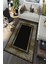 Woolly Siyah Zeminli Gold Detaylı Halı (Makinada Yıkanabilir Kaymaz Dot Taban) - ES1190 1
