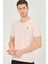 T8568 Dewberry V Yaka Erkek T-Shirt-Pembe 4
