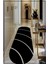 Esta Siyah Gümüş Detaylı Oval Halı (Kaymaz Dod Taban Makinada Yıkanabilir) - Es1060 1