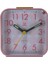 Seyahat Çalar Saat Küçük Başucu Kuvars Saat W / Gece Lambası Sessiz Pembe (Yurt Dışından) 4