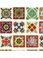 20'li Su Geçirmez Yapıştırıcı Bohemia Duvar Fayans Sticker Zemin Sticker C 20X20 cm (Yurt Dışından) 5