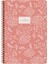 A4 Çizgili Defter Pastel Flora - Turuncu 1