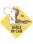 Girls In Car Araba Sticker 1