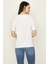 Kadın Siyah Taş Baskılı Basic T-Shirt 3