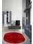 Esta Kırmızı Eskitme Oval Halı (Makinada Yıkanabilir Kaymaz Dod Taban) - ES534 1