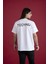 Oversize Baskılı Sıfır Yaka Erkek Penye T-Shirt 2