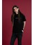 Oversize Baskılı Sıfır Yaka Erkek Penye T-Shirt 1