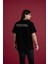 Oversize Baskılı Sıfır Yaka Erkek Penye T-Shirt 2