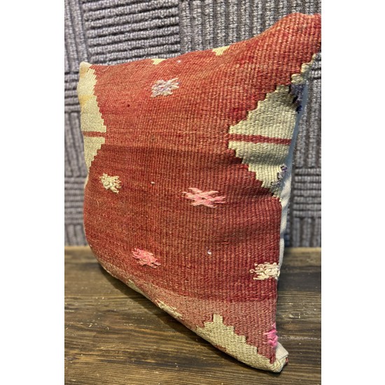 Karun Kilim El Dokuma Antik Kilim Kırlent (Boş Kılıf) Fiyatı