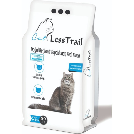 Less Trail Topaklanan Sabun Kokulu Kedi Kumu Ince Tane Eko 20 Lt
