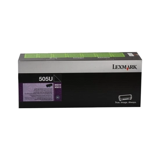 Lexmark 505U-MS510/610 Orijinal Siyah Toner Lexmark MS510DN