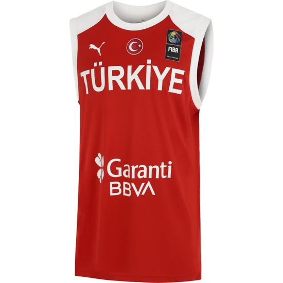 Puma Türkiye Jr Game Jersey Çocuk Beyaz Basketbol Forması 60555602